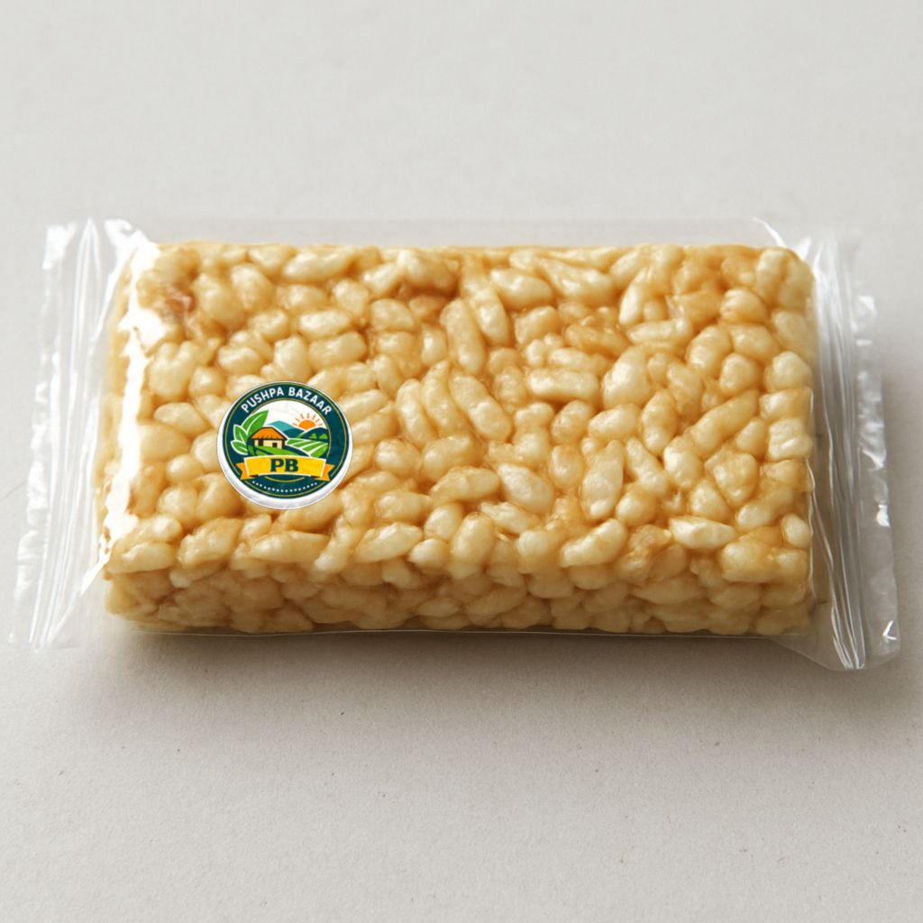 Pushpa Bazaar's puffed rice chikki