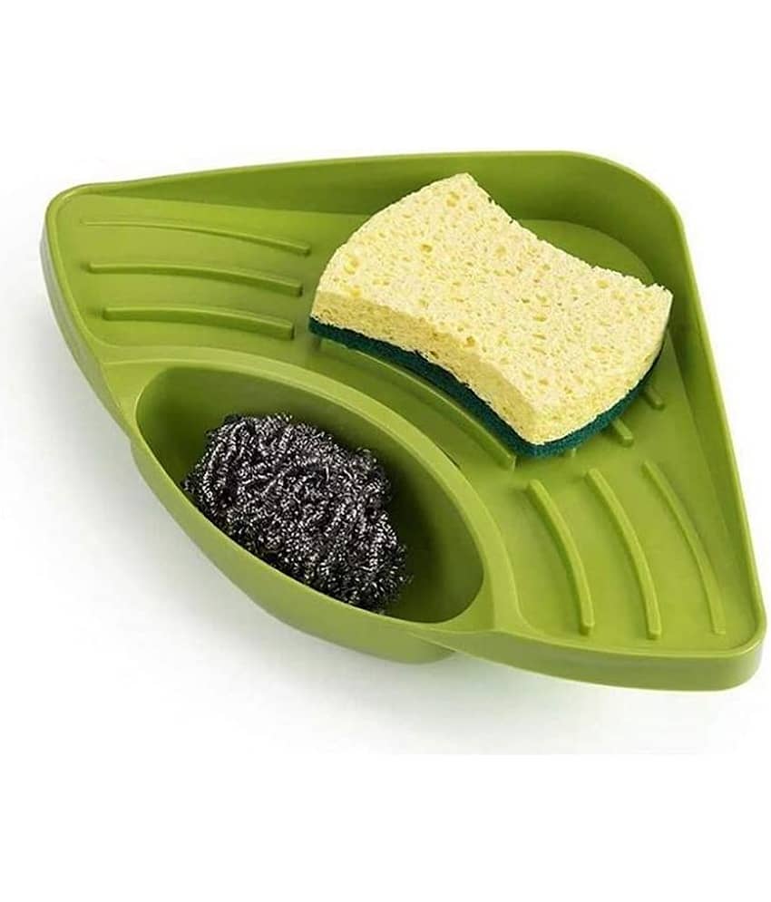 GEEO- Multipurpose Kitchen Sink Corner Tray ,Organizer Tool for Dish Wash (Pack of 1)