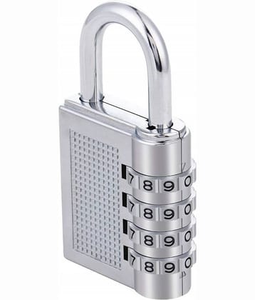 SHB - Silver Pad Lock ( Pack of 1 )