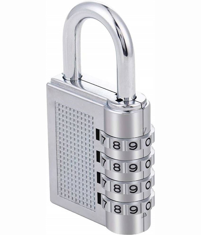 SHB - Silver Pad Lock ( Pack of 1 )