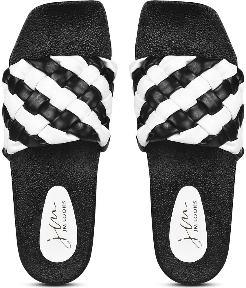 JM Looks Black Women's Slide