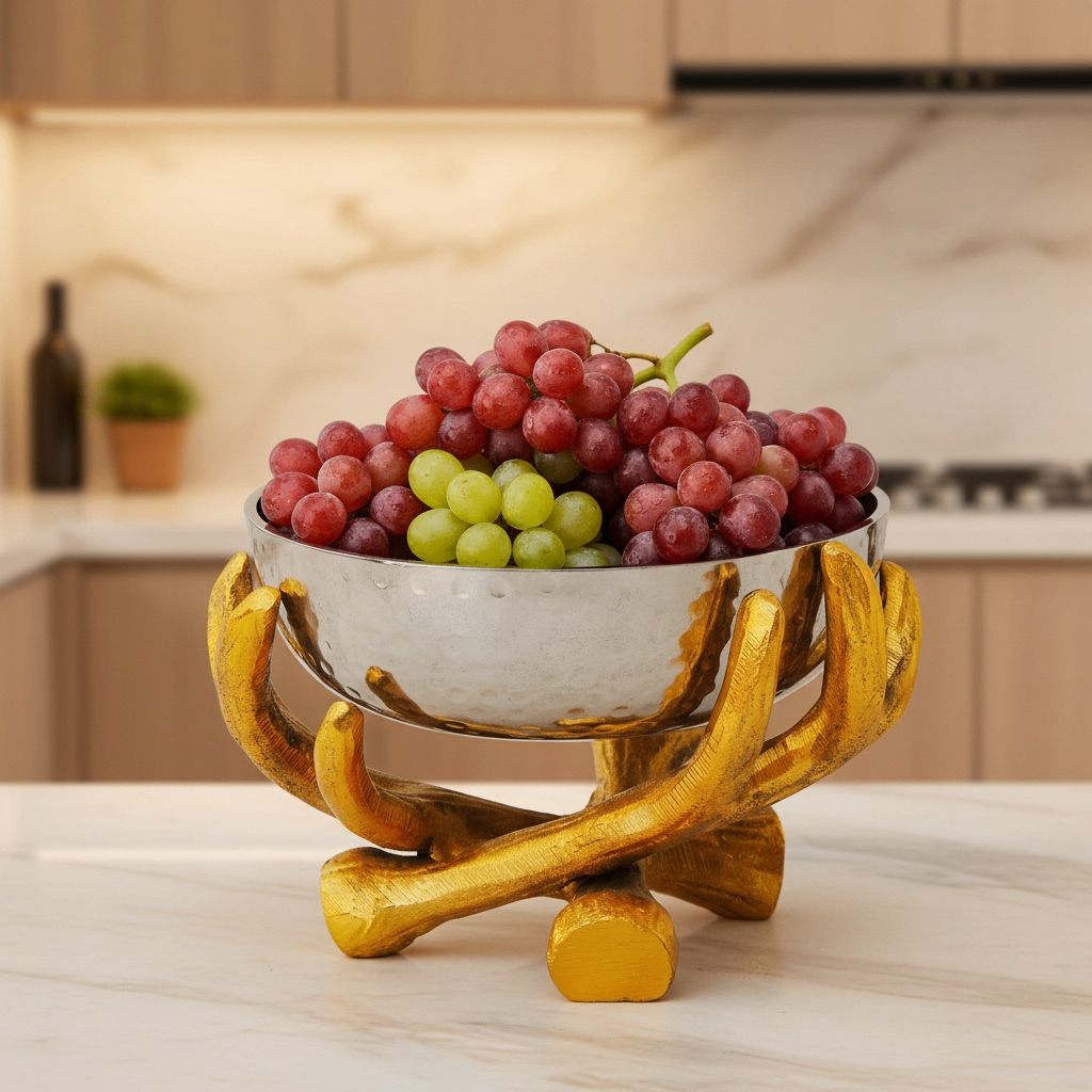 Aluminium Decorative Panja Bowl (AMAS3192/8)
