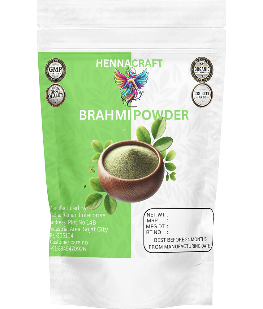 Henna craft Brahmi Powder For hair care Deep Conditioner 100 g