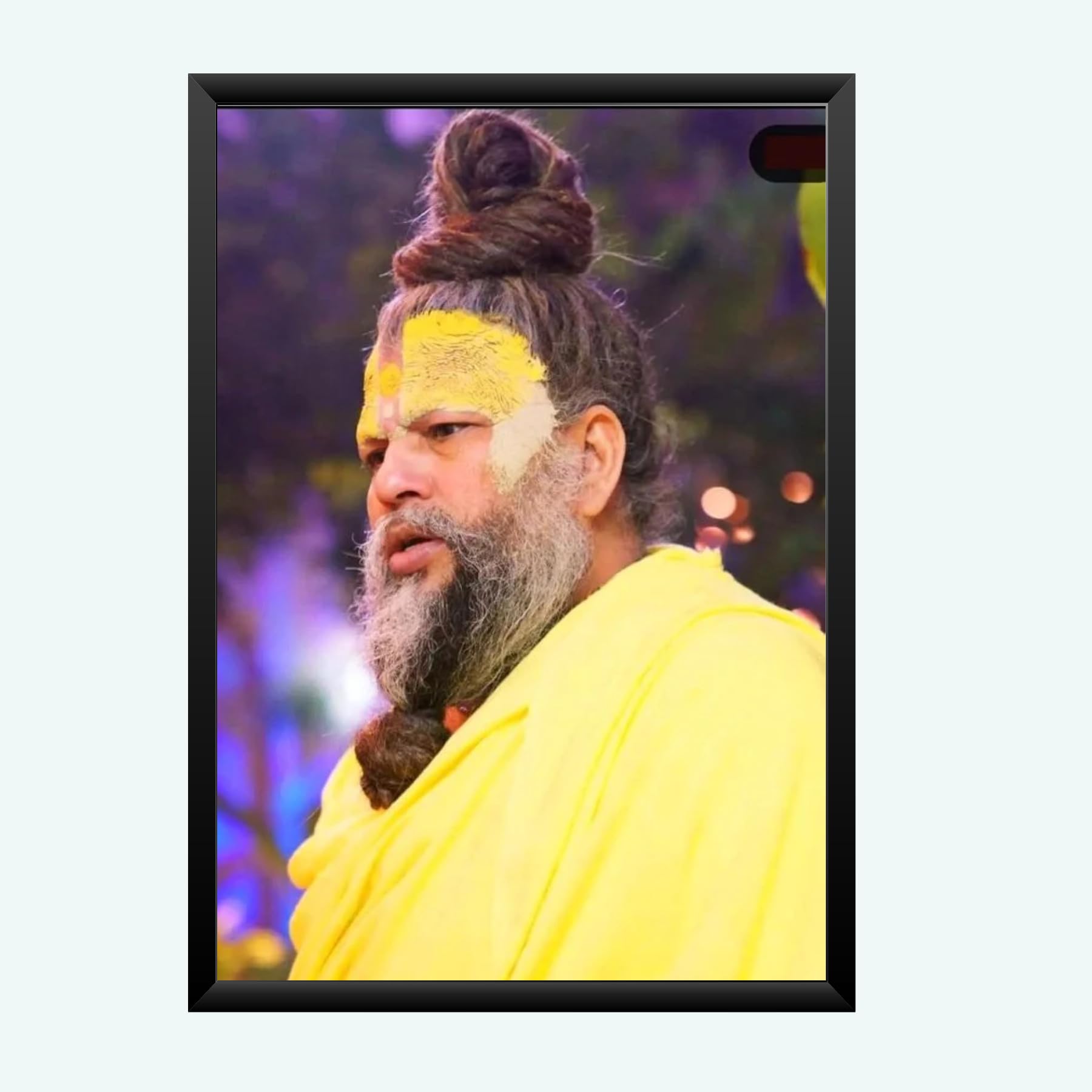 NOKKES Premanand Ji Maharaj Vrindavan Religious Photo frame 5X7 Inch Photo Frame_WEW52