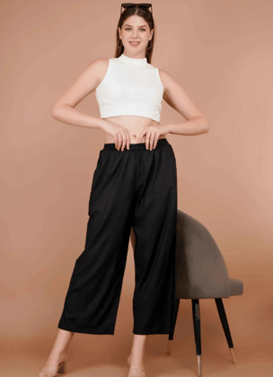 Black Palazzo Pants for Women Stylish and Comfortable Black Palazzo Pants for Women Stylish and Comfortable