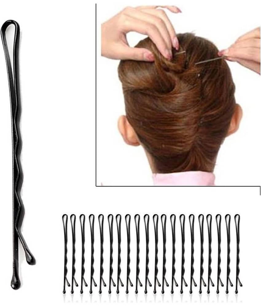 FOK Black Casual Hair Pin