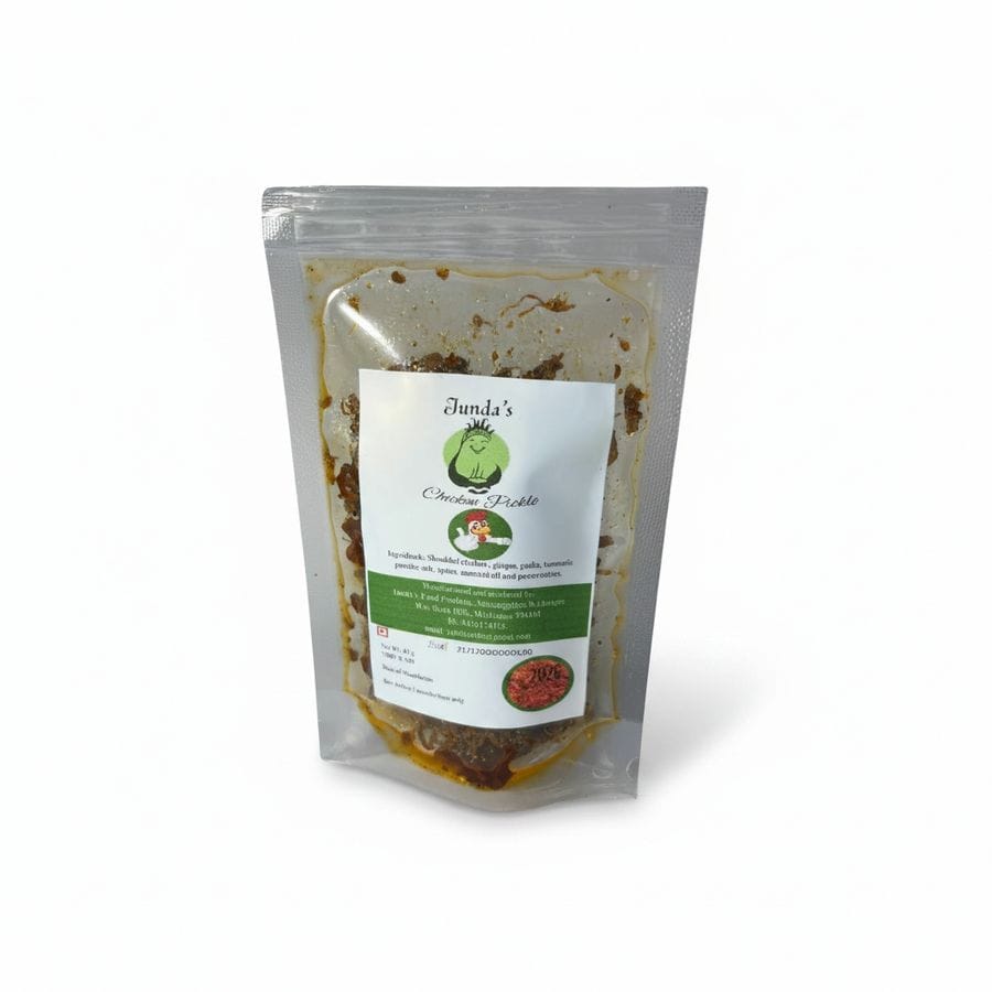 Junda's Chicken Pickle - 45 gm - 30 Units