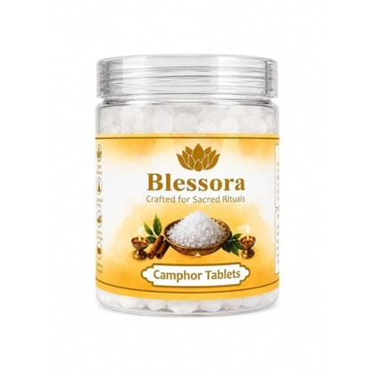 Camphor Tablets - 100% Pure Organic Kapoor for Pooja Hawan Meditation Aromatherapy & Home Fragrance