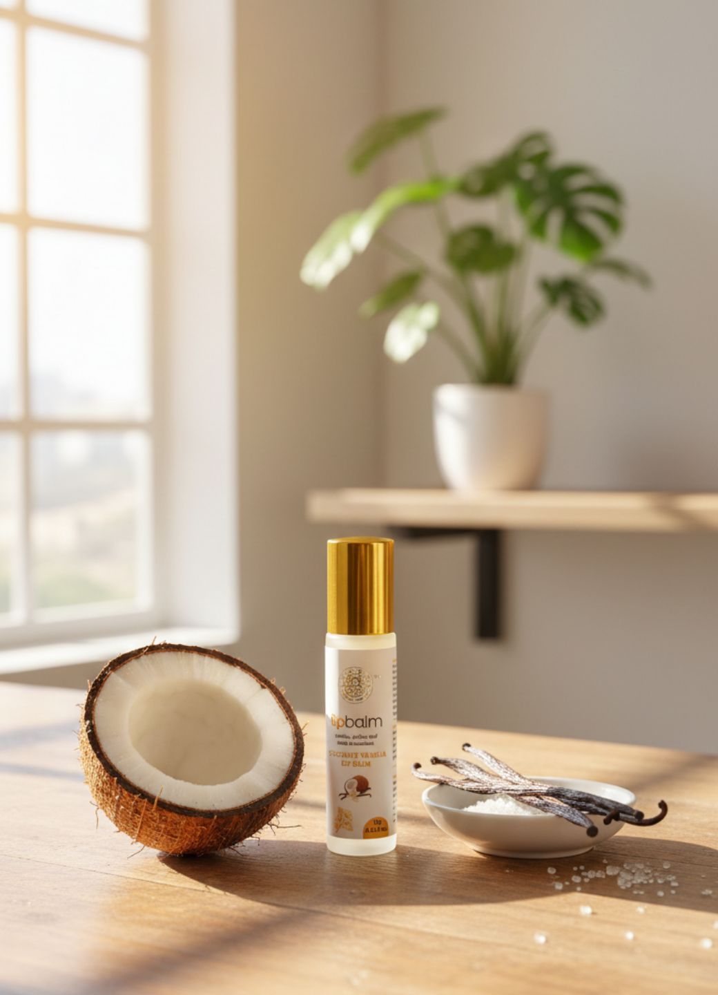 Coconut & Vanilla Lip Balm Roll-On