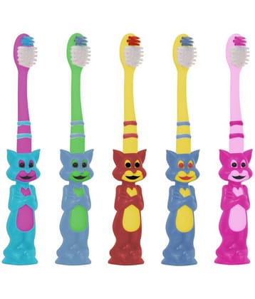 Buddsbuddy Multi-Colour Baby Toothbrush ( 6 pcs )
