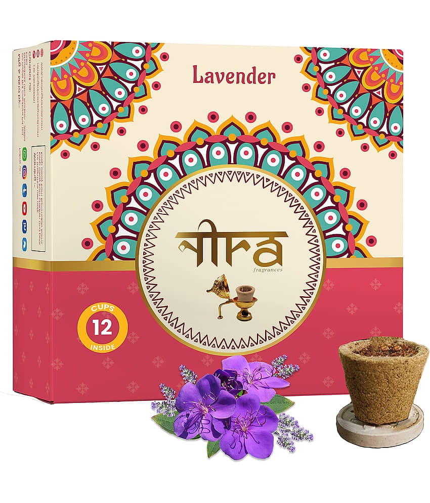Nira Fragrances Dhoop Lavender 12 Pieces ( Pack of 1 )