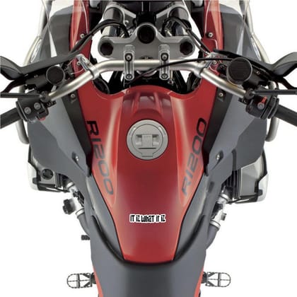 It iz What it iz Bike Fuel Tank Decal It iz What it iz Bike Fuel Tank Decal