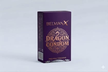 BelvianX Premium Size Dragon 6 Inch Condom For Men | Dragon condom 6 inch big size 1