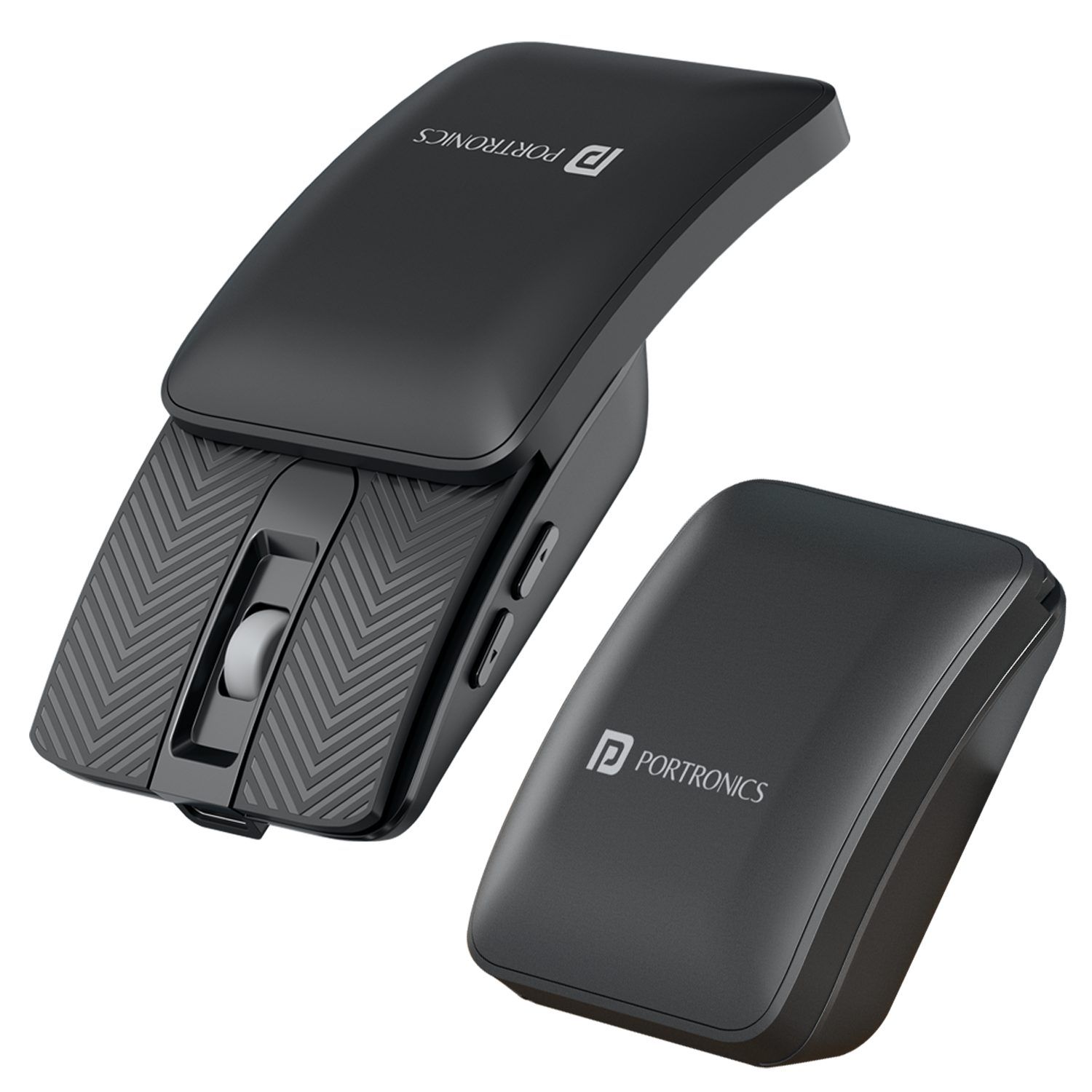 Portronics Toad Fold, a versatile computer accessory and gaming mouse - Black