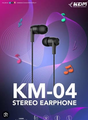 KDM KM-04 HANDSFREE EARPHONE