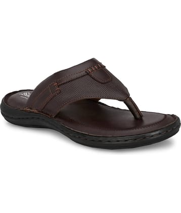 SHENCES - Black Men's Leather Slipper