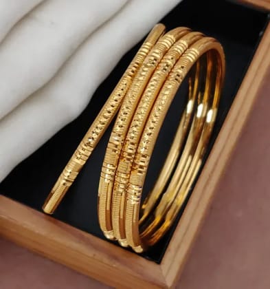 Elite 4 Pcs Of Matte Finish Daily wear bangles set for Women