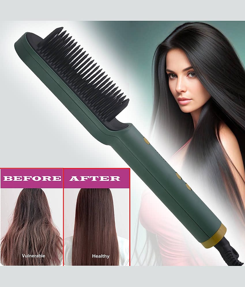 JMALL Temperature Control Green Hair Straightener