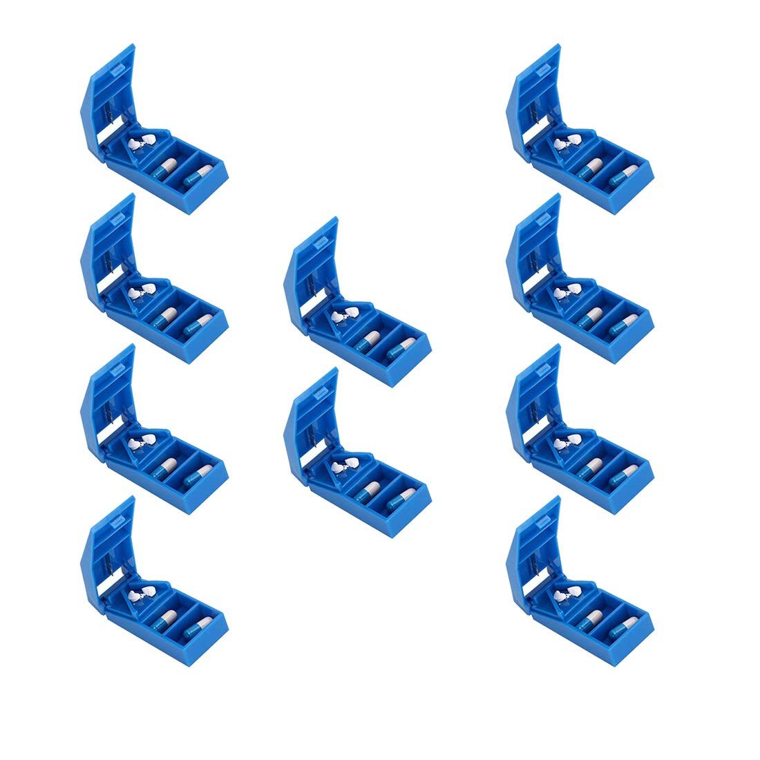 EZYFIT Pill Cutter Splitter Divider Portable Perfect Travel Partner Pack Of 10