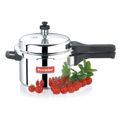 Premier Classic Aluminum Induction Bottom Pressure Cooker - 3 Ltr Premier Classic Aluminum Induction Bottom Pressure Cooker - 3 Ltr
