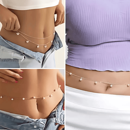 Sensuelle Midnight Trilogy Waist Chain Set