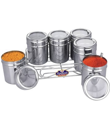 APEIRON CLASS MULTI PURPOSE Steel Spice Container Set of 6 175 mL