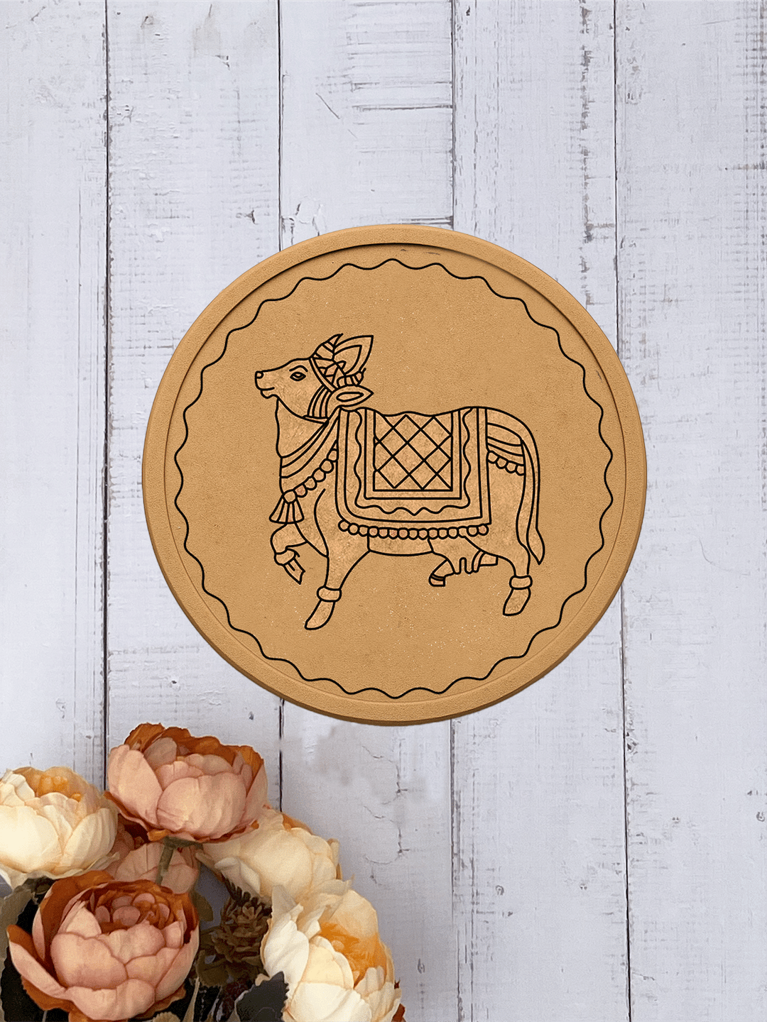 Dbeautify's Pichwai Cow Wall Plate