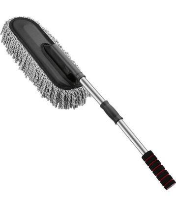 sakimo Microfibre Car Cleaning Microfiber Duster ( Pack of 1 )