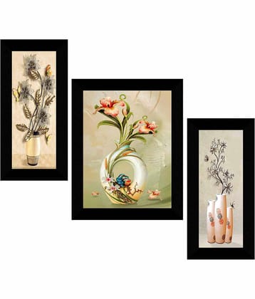 Saf - Floral Painting With Frame