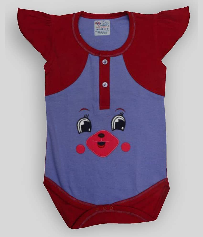 KABOOS Pack of 1 Baby Boys Cotton Bodysuit ( Multicolor )