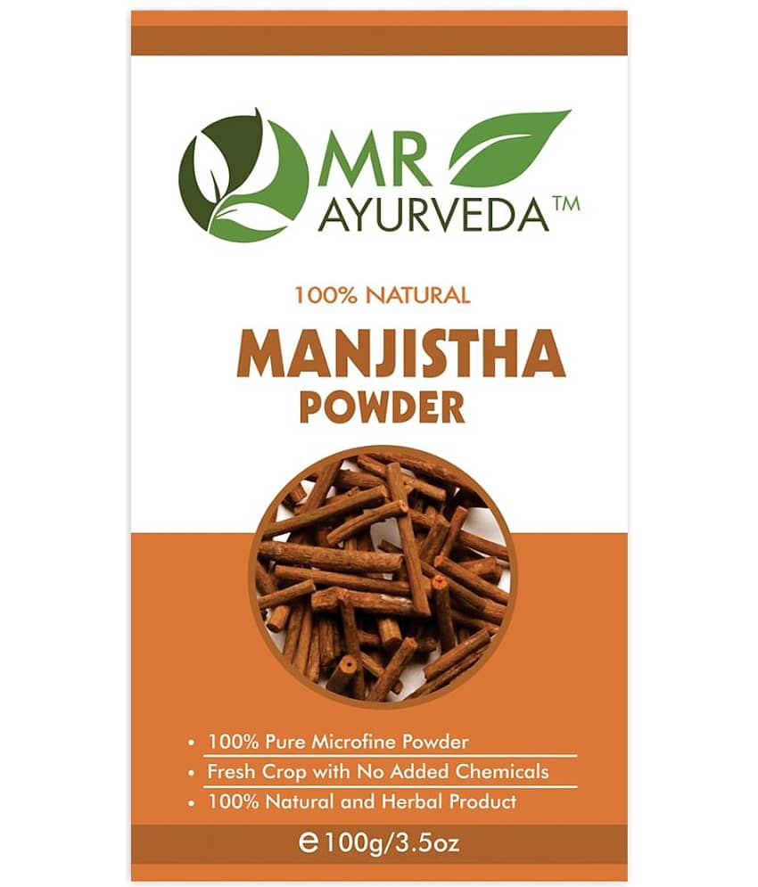 MR Ayurveda Manjistha Powder, Hair Conditioning Face Pack Masks 100 gm