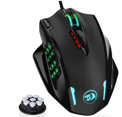 (Refurbished) Redragon Impact M908 - RGB Wired Mouse with Weights (Refurbished) Redragon Impact M908 - RGB Wired Mouse with Weights