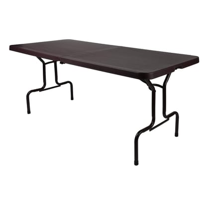 Supreme Furniture Sharp Polyurethane & Metal Centre Folding - Blow Moulded Table for Dining Room/Garden/Cafe and Restaurants Supreme Furniture Sharp Polyurethane & Metal Centre Folding - Blow Moulded Table for Dining Room/Garden/Cafe and Restaurants