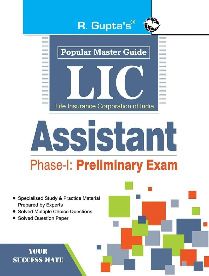LIC Assistant (Phase-I: Preliminary) Exam Guide [Paperback] [Oct 28, 2024] RPH Editorial Board