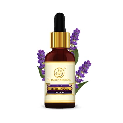 Khadi Natural Lavender Essential Oil - 15ml Khadi Natural Lavender Essential Oil - 15ml