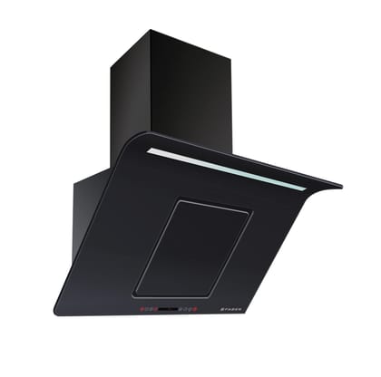 Faber 1000m3/hr Wall Mounted chimney (HOOD CURVY PLUS BK TC LTW 90, Black), Free 1 Year Extended warranty Faber 1000m3/hr Wall Mounted chimney (HOOD CURVY PLUS BK TC LTW 90, Black), Free 1 Year Extended warranty - Black