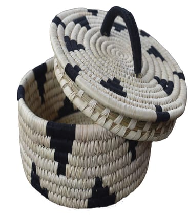 Traditional Handcrafted Sabai Grass Roti Basket
