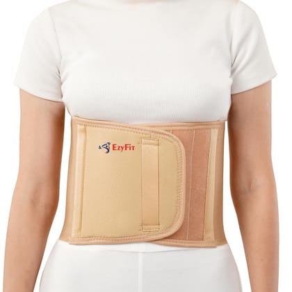 EZYFIT Abdominal Binder, Ideal For Slimming Waist, Lower Back Pain Relief, After Delivery For Tummy Reduction Belt For Men And Women EZYFIT Abdominal Binder, Ideal For Slimming Waist, Lower Back Pain Relief, After Delivery For Tummy Reduction Belt For Men And Women