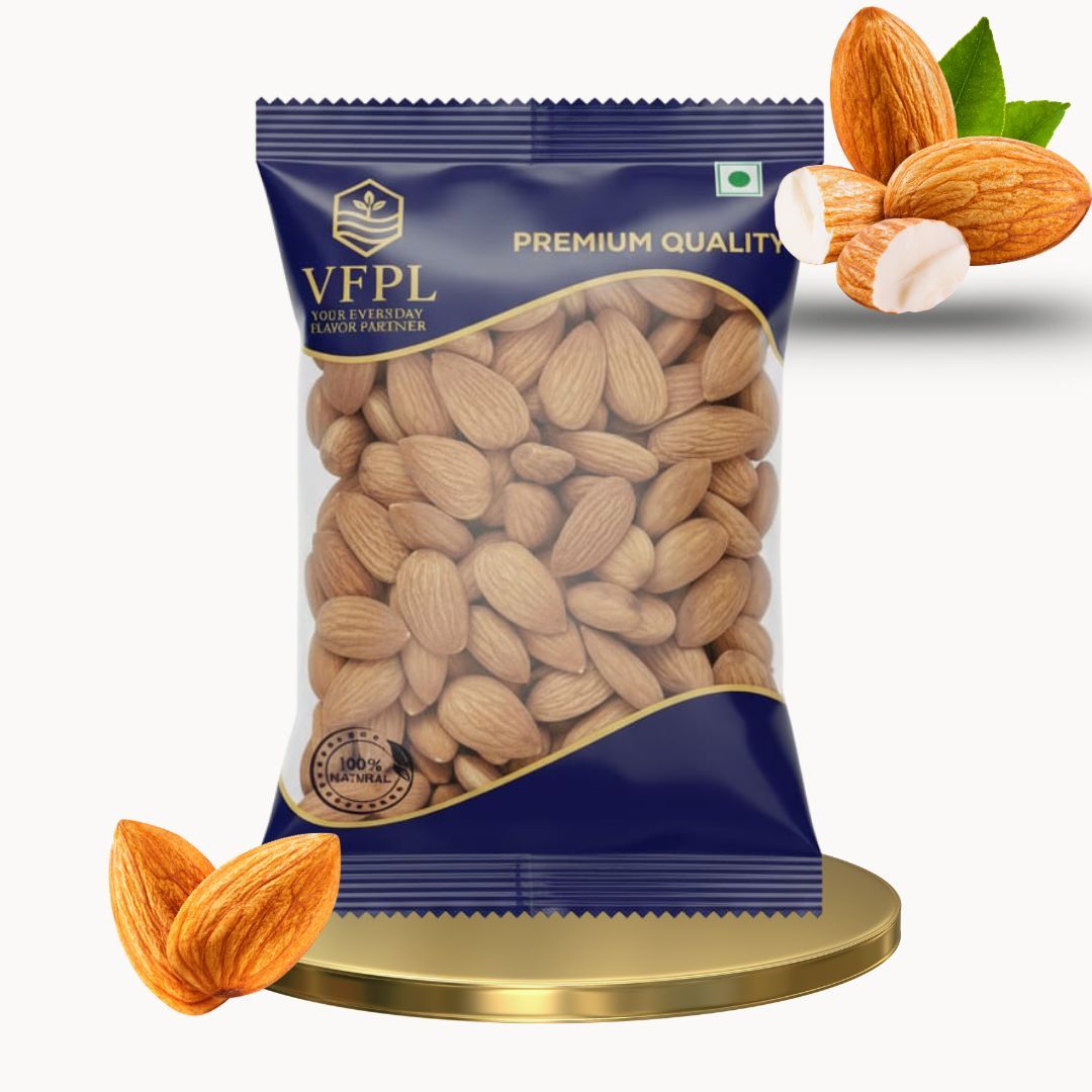 VFPL Raw Almonds (250 gm) | Badam| |Dry Fruits| |Dryfruit| |Dry Fruits | |California | |Gurbandi | |Kashmiri | Giri|
