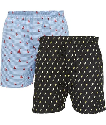 XYXX Pack of 2 Cotton Boxers For Men's ( Multi )