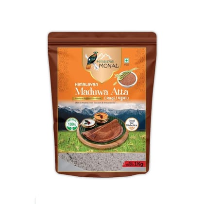 Sprouted Ragi/Madua/Nachni Atta/Finger Millet/ Gluten-Free – 2Kg | by Himalayan Monal