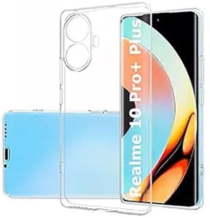 PLUGTECH TPU Ultra Hybrid Clear Camera Protection Back Cover Case for Realme 10 Pro Plus