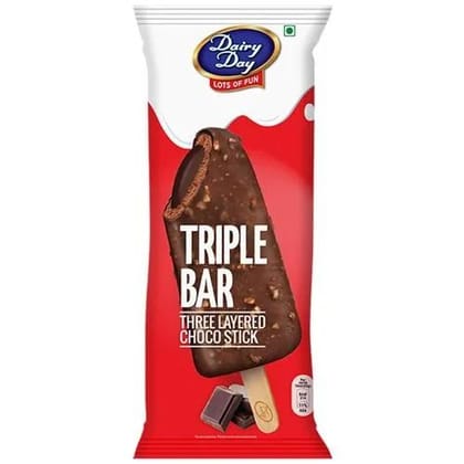 Dairy Day New Triple Bar Choco Stick, Rich & Creamy, 70 ml Dairy Day New Triple Bar Choco Stick, Rich & Creamy, 70 ml