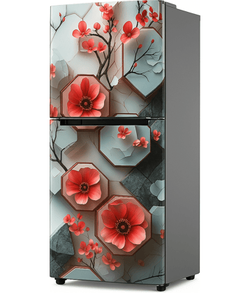 Shopper52 Decorative Wallpaper for Fridge Refrigerator Home and Office Fridge Stickers