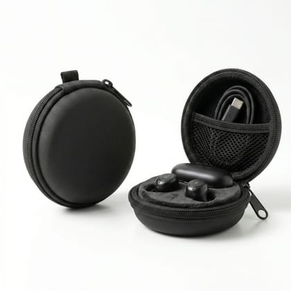 Hard Shell EVA Carrying Case for Earphones and Cables