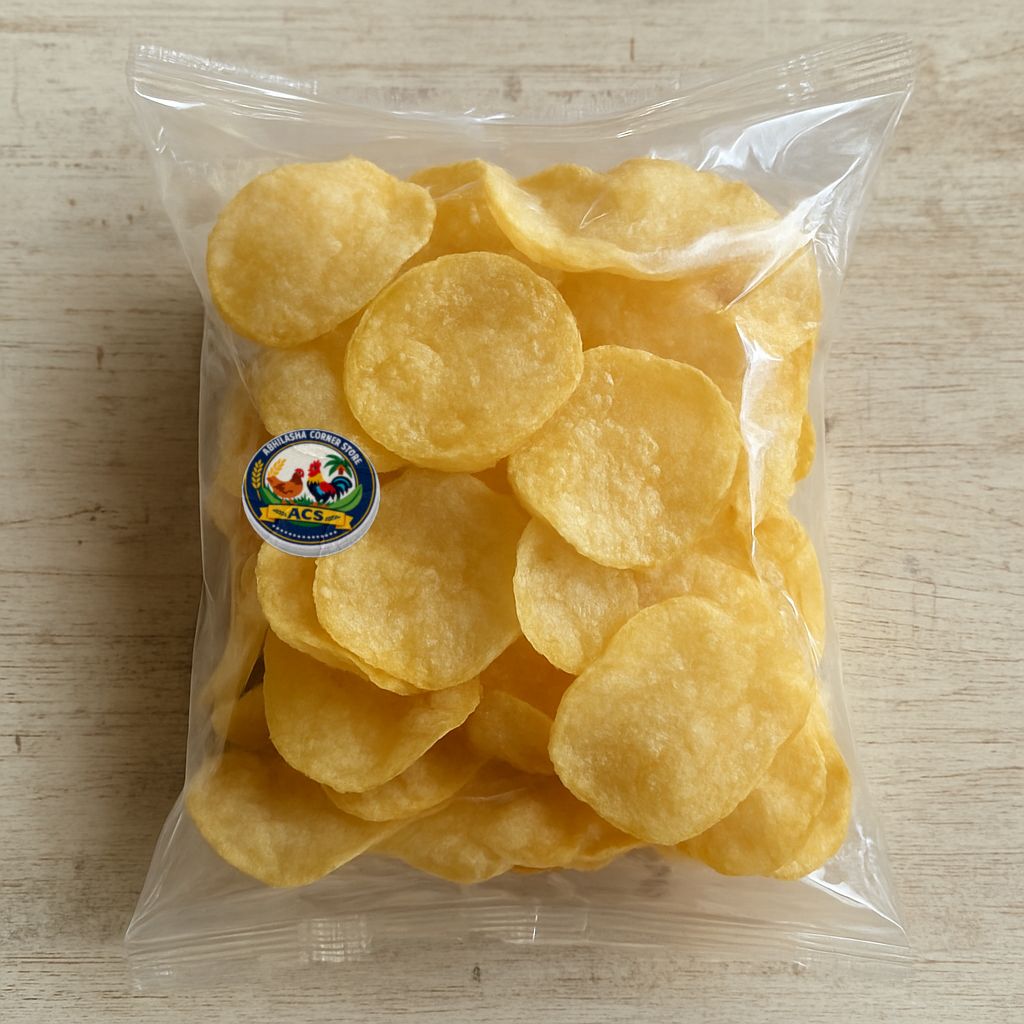 Abhilasha Corner Store's crispy tapioca chips