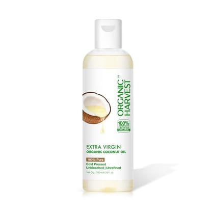 Organic Extra Virgin Coconut Hair Oil (with Flip Top Bottle) : 100% Pure | Cold Pressed Coconut Oil for Hair | Improves Hair & Hydrates (200ml) Organic Extra Virgin Coconut Hair Oil (with Flip Top Bottle) : 100% Pure | Cold Pressed Coconut Oil for Hair | Improves Hair & Hydrates (200ml)