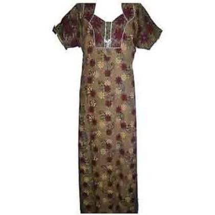 Women's Floral Patterned Nightgown