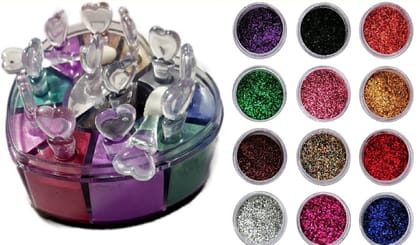 Elecsera Shining Eye shadow Shimmer / Glitter Powder 24 Pcs 24 g (Multicolor)