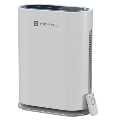 Portronics Air X, 3-in-1 H13 True HEPA Air Purifier for Home & Office, Removes 99.95% PM0.3 to PM10, Dust & Smoke, UV Sterilization & Ionizer - White Portronics Air X, 3-in-1 H13 True HEPA Air Purifier for Home & Office, Removes 99.95% PM0.3 to PM10, Dust & Smoke, UV Sterilization & Ionizer - White